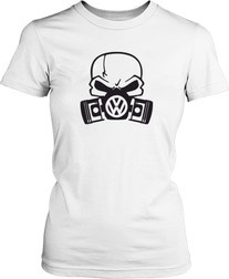 Малюнок футболки Volkswagen. Логотип на протигазі