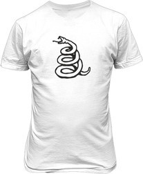Рисунок футболки Логотип металлики змея