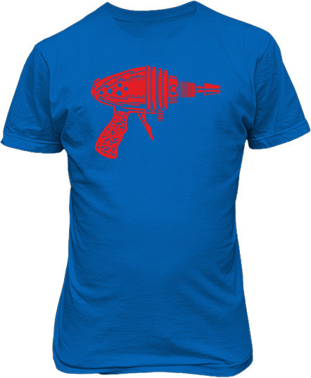 Малюнок футболки Flash Gun Шелдона