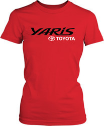 Футболка женская. Toyota Yaris.