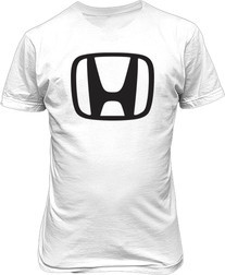 Рисунок футболки Хонда. Логотип