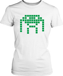 Рисунок футболки Space Invaders
