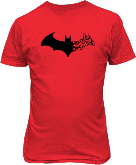 Рисунок футболки Логотип Бэтмена с летучими мышами