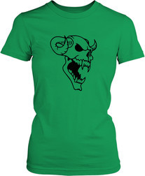 Рисунок футболки Череп рогатого животного