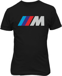 Футболка мужская. Логотип БМВ M-серия.