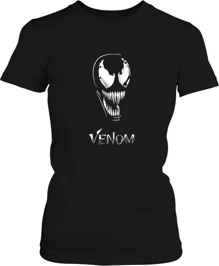 Рисунок футболки Веном и надпись 1