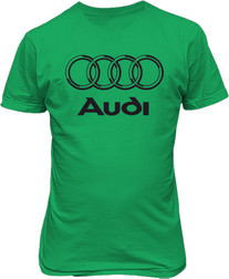 Футболка чоловіча. Audi. Лого 4.
