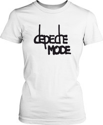 Рисунок футболки Лого группы Депеш Мод