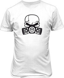 Футболка чоловіча. Volkswagen. Логотип на протигазі.