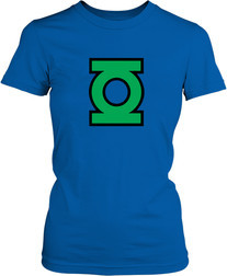 Рисунок футболки Зеленый фонарь. Логотип