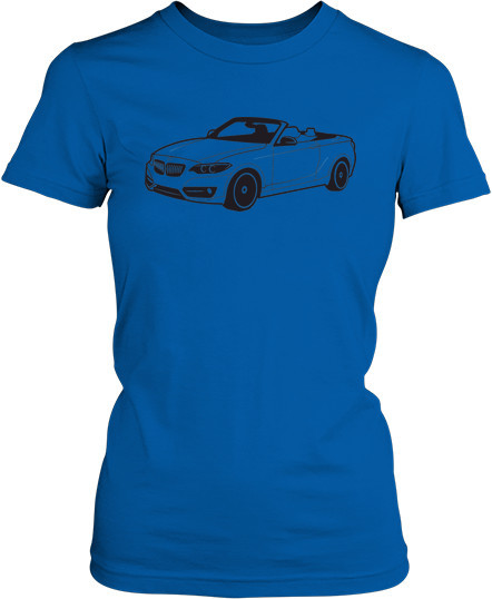 Малюнок футболки BMW кабріолет