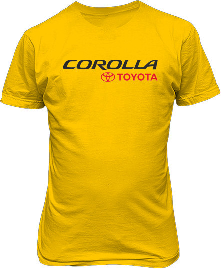 Малюнок футболки Toyota Corolla