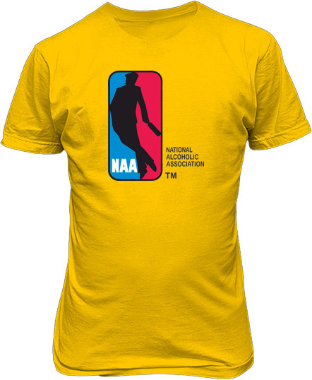 Рисунок футболки Национальная ассоциация алкоголиков