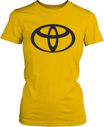 Футболка женская. Toyota. Логотип.