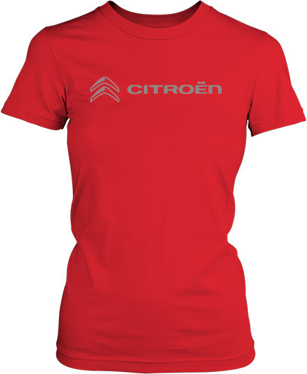 Малюнок футболки Citroen. Сіре лого 2