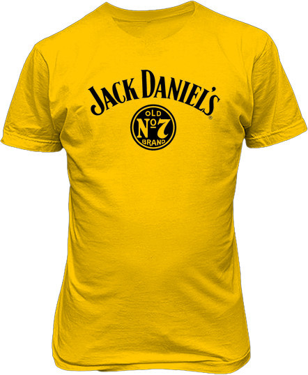 Рисунок футболки Джек Дэниэлс, логотип 2
