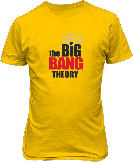 Малюнок футболки Логотип Теорія великого вибуху