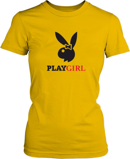 Малюнок футболки Playgirl кролик