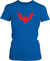 Малюнок футболки Batman. Червоне лого