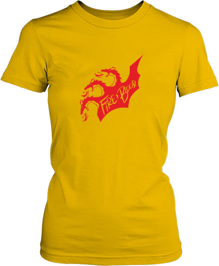 Малюнок футболки Слоган Вогонь і кров