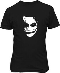 Футболка мужская. Джокер. Лицо.