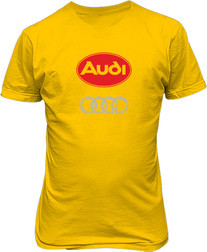 Малюнок футболки Ауді. Логотип 1