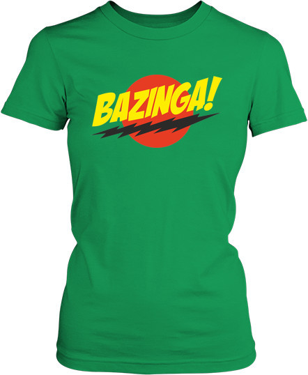 Малюнок футболки Bazinga!