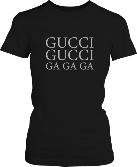 Рисунок футболки Gucci Gucci ga ga ga