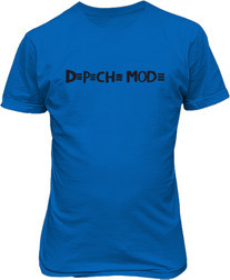 Рисунок футболки Depeche Mode в виде формулы