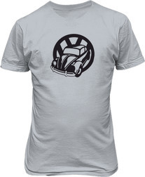 Рисунок футболки Фольксваген жук и логотип