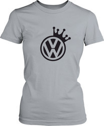 Рисунок футболки Фольксваген с короной