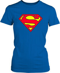 Футболка жіноча. Супермен класичний логотип.