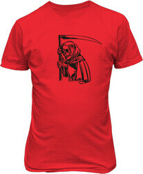 Футболка чоловіча. Смерть в плащі та з косою.