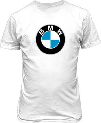 Футболка мужская. Логотип BMW.