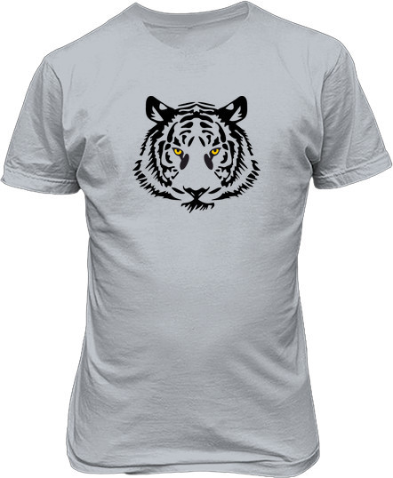 Малюнок футболки Голова тигра