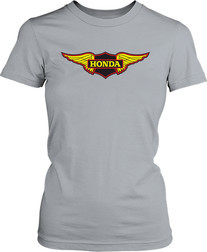 Малюнок футболки Хонда. Лого з крилами